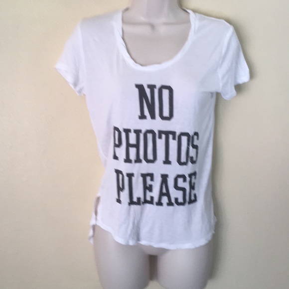 Recycled Karma NO PHOTOS PLEASE t-shirt - Picture 2 of 5
